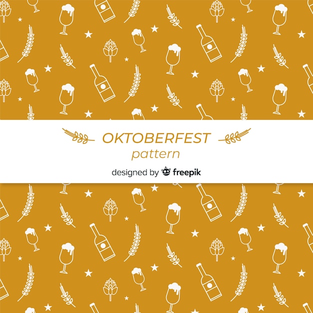 Vektor oktoberfest-muster