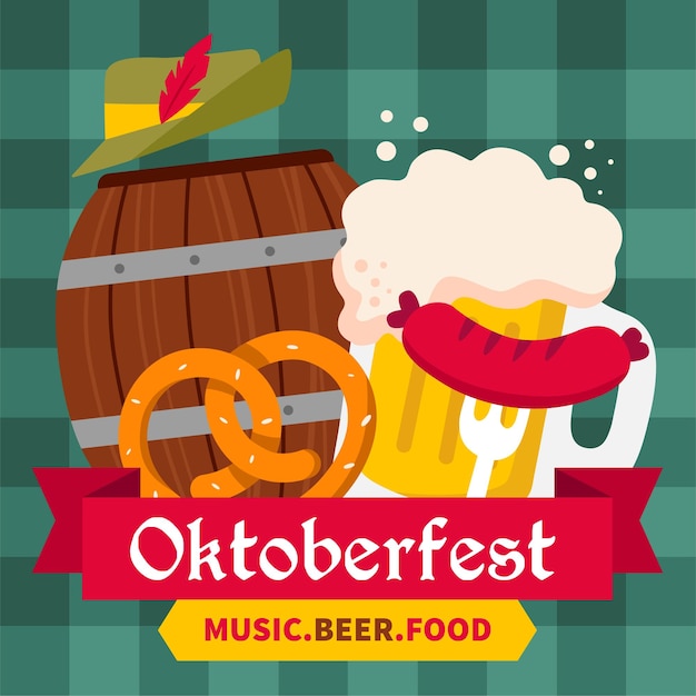 Oktoberfest-posten-vektor-illustrations-design