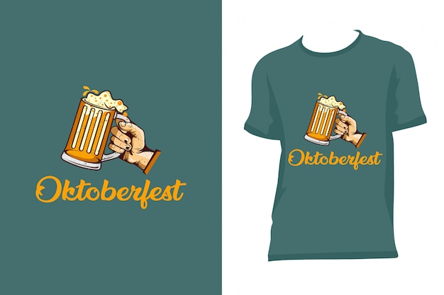 Vektor oktoberfest t-shirt