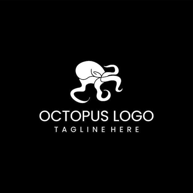 Vektor oktopus-logo-vektor-icon-design-vorlage