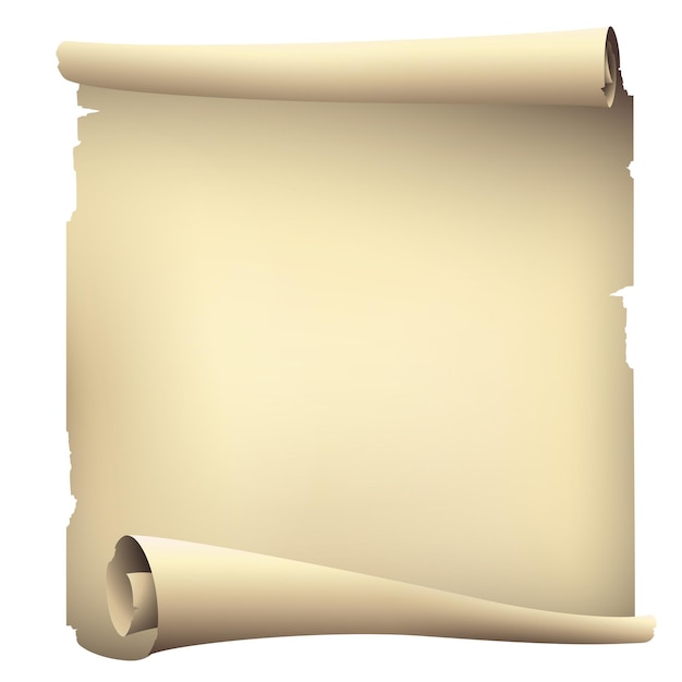 Old scroll paper bannerBlank sheet