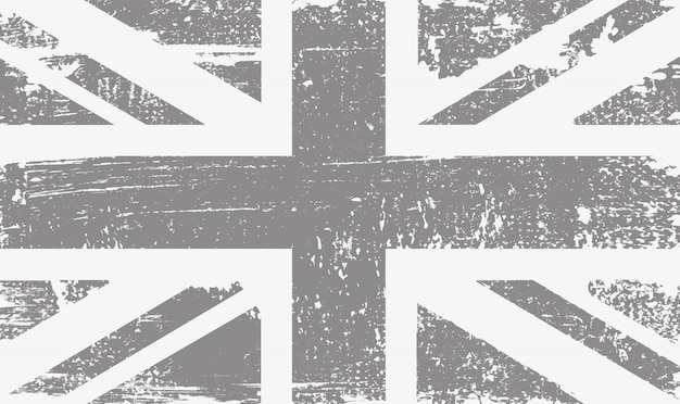 Old vintage großbritannien flagge