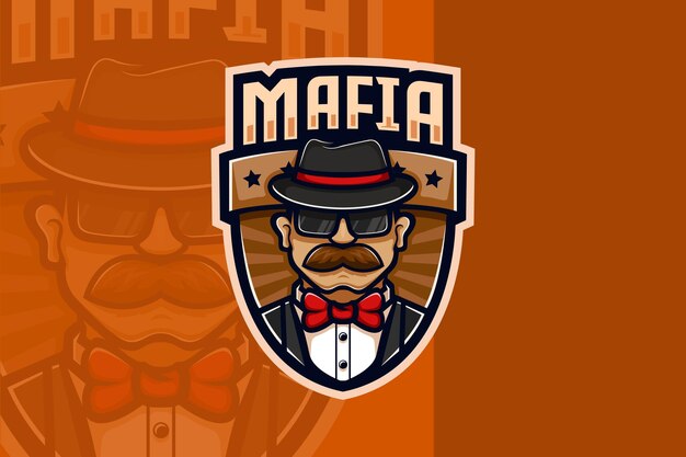 Vektor oldman mafia-logo