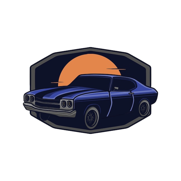 Oldtimer-vektor-illustration