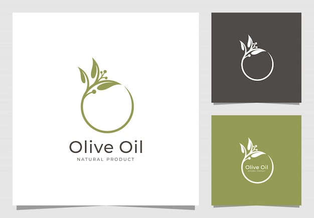 Olivenöl logo design