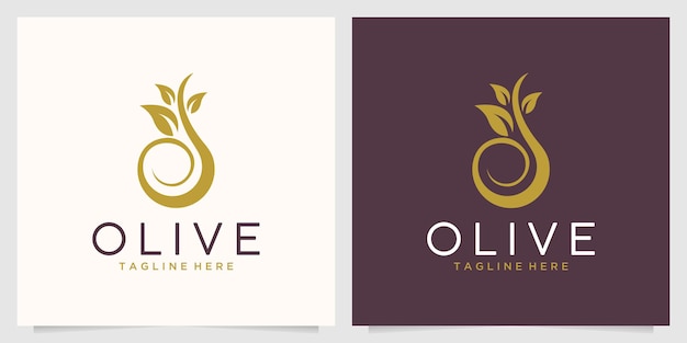 Olivenöl natur logo-design