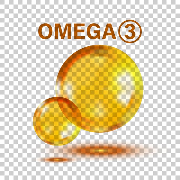 Omega-3-symbol im flachen stil pille kapsel vektor-illustration auf weißem isolierten hintergrund ölfisch geschäftskonzept