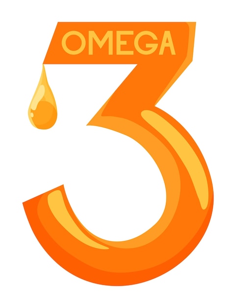Vektor omega-3-vitamin-tropfen fischölkapsel goldessenz organische ernährung