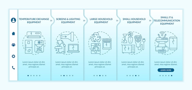 Onboarding-Vorlage für Elektroschrottkategorien