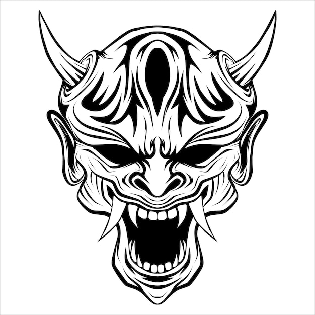 Oni-masken-design-charakter