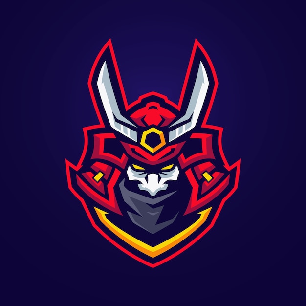 Oni samurai logo