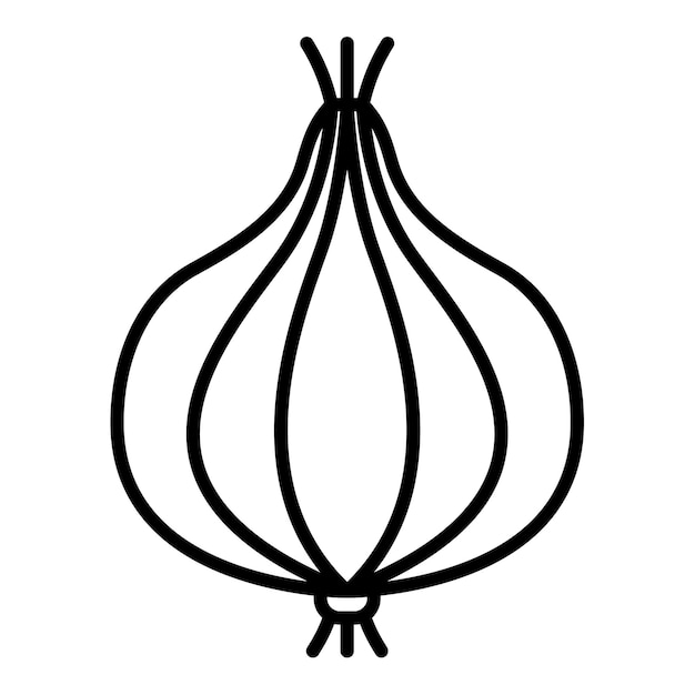 Vektor onion icon