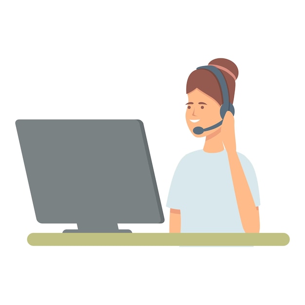 Online-Beratungsteam-Symbol Cartoon-Vektor Medizin hilft Menschen, Patienten