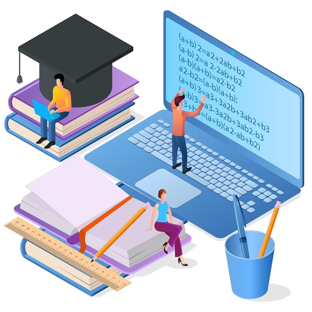 Online-BildungDas Konzept der Bildung über das InternetSie können es für das Webdesign verwenden