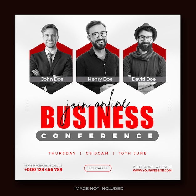 Online Business Webinar Social Media Story Designvorlage