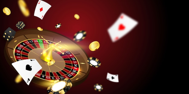 Online Casino. Smartphone oder Handy, Spielautomat, Casino-Chips mit realistischen Spielmarken, Bargeld für Roulette oder Poker,