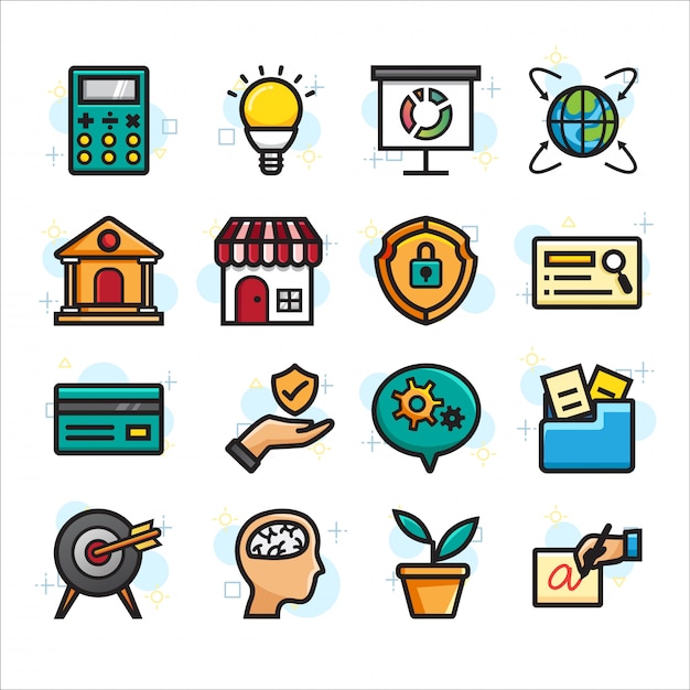 Online einkaufen, e-commerce-icon-set