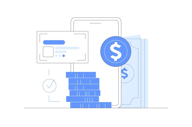 Online Geld spenden, mit Kreditkarte in der mobilen App bezahlen, finanzielle Unterstützung und Spenden sammeln