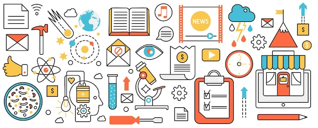 Online-Markt Handel und Industrie digitale Wissenschaft Forschung kreative Geschäftsideen