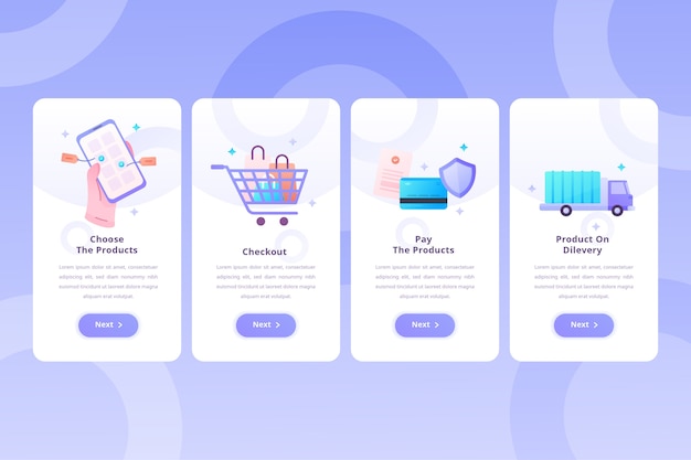 Online-onboarding-app-bildschirme kaufen