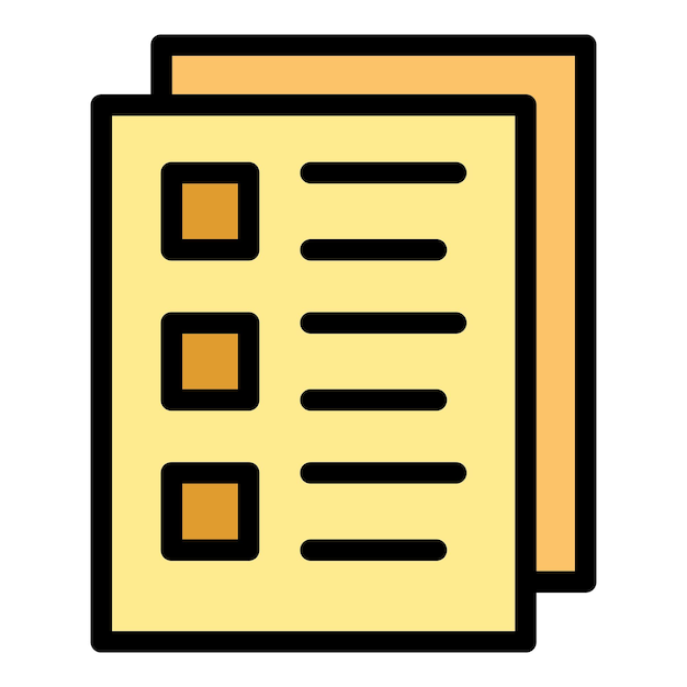 Online-Papier-Icon-Umriss-Vektor Digitale Menschen Internet-Wähler Farbe flach