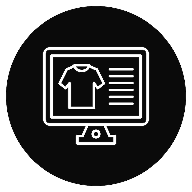 Online-Produkt-Ikonen-Vektorbild Kann für eCommerce verwendet werden