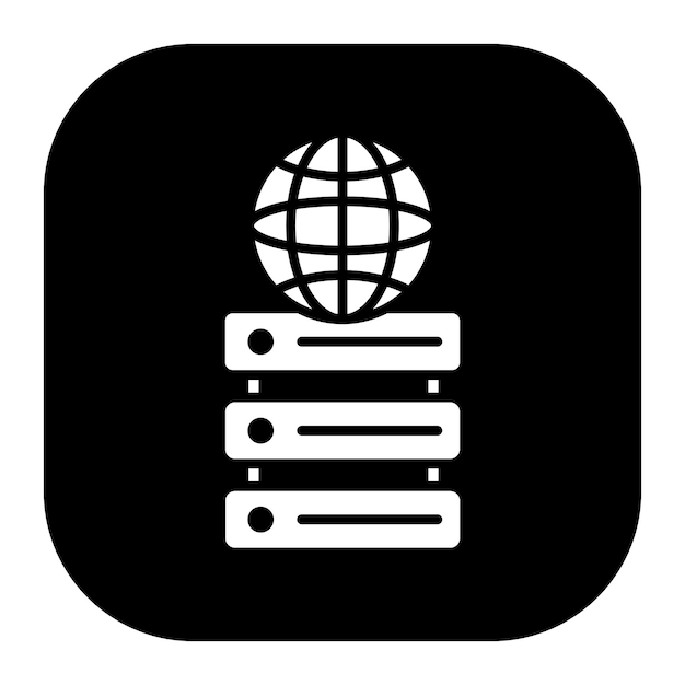 Online-Server-Vektor-Bildung