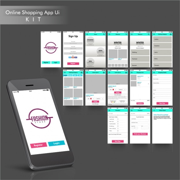 Online-shopping handy-app