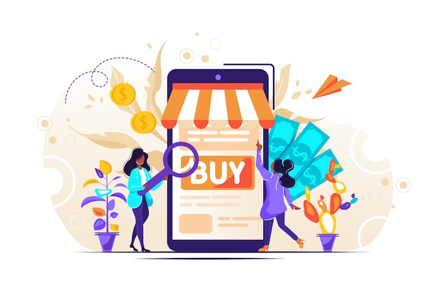 Online-shopping-illustration