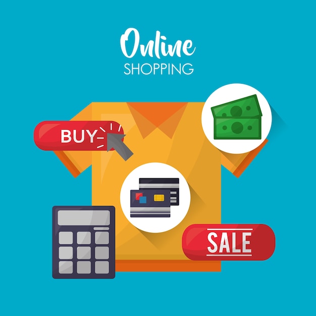 Online-shopping-karte