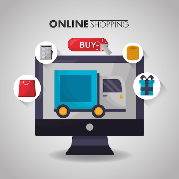 Online-shopping-karte