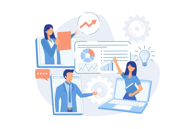 Online-Tech-Talks Präsentationen zu technischen Themen, Webinare, Live-Demonstration, Online-Präsentation,