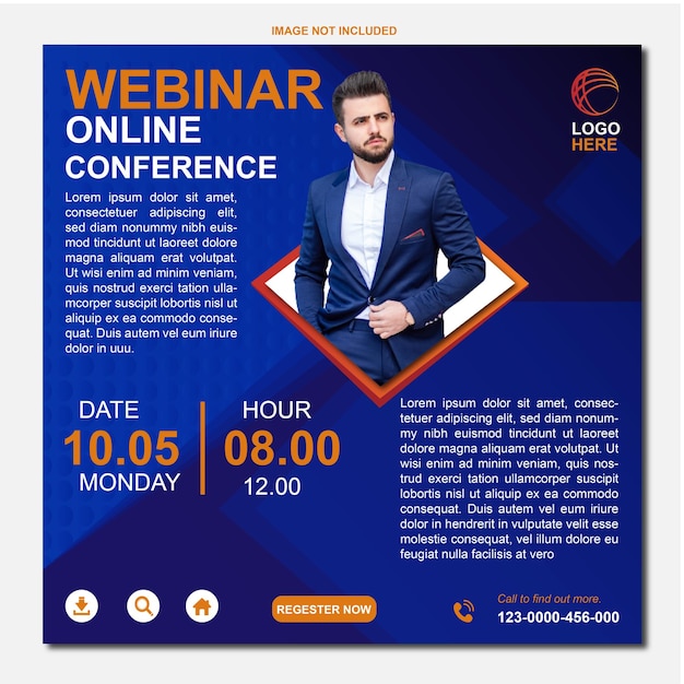 Online-webinar-banner-vorlage im neuen stil