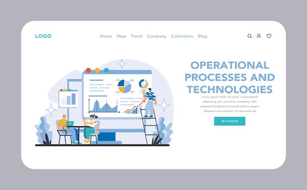 Operative Prozesse und Technologien Web- oder Landing Page-Integration von Analytik und Teamarbeit in