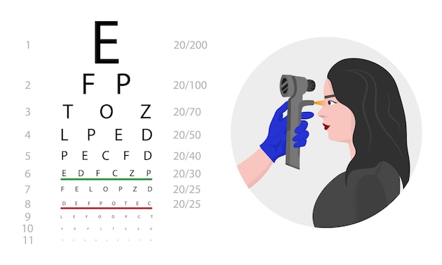 Ophthalmologie Augenpneumotonometer Augenuntersuchung und -untersuchungen