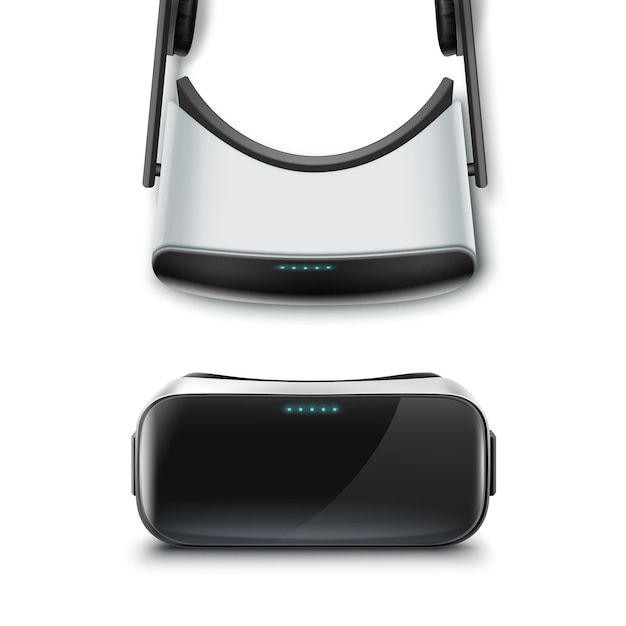 Optisches Head-Mounted-Display oder Virtual-Reality-Brillenfront