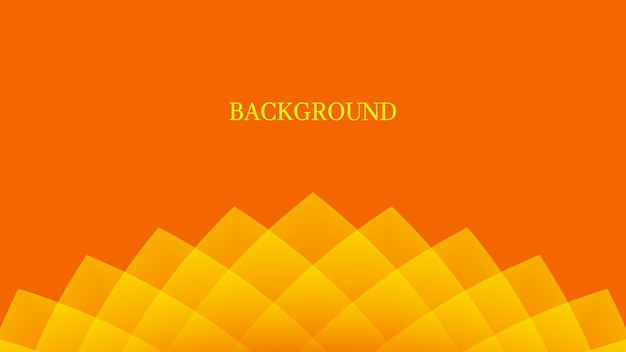 Orange abstrakter Hintergrund mit weißem Rhombusmuster Steingeschnitten Form moderne geometrische Banner
