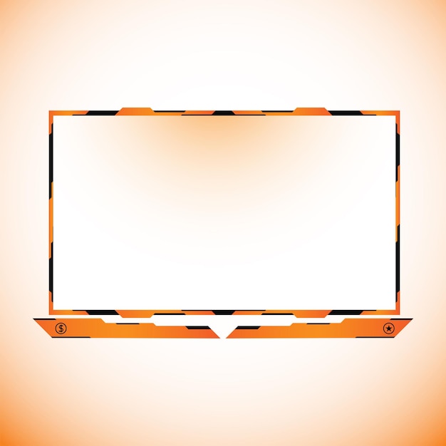 Orange Gaming-Facecam-Element