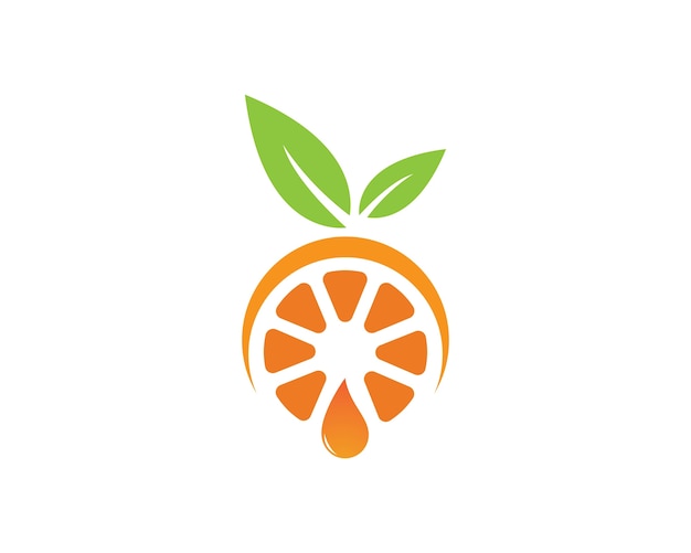 Vektor orange logo-design