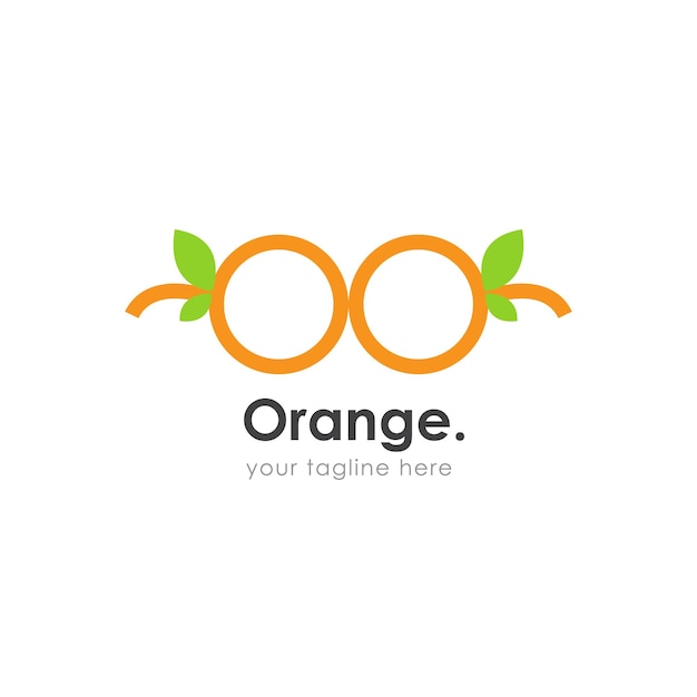 Orange Logo-Vorlage