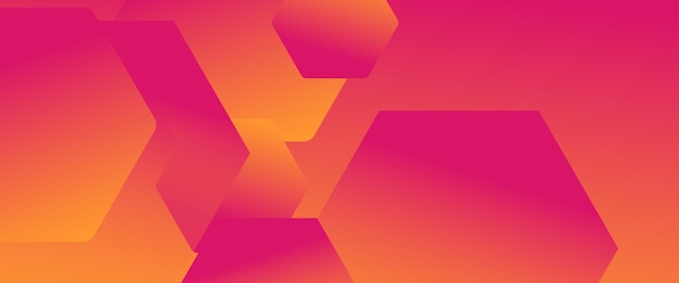 Orange und rot Vektorabstrakt einfaches Gradient geometrische Formen Banner Für Cover Design Buch Design Poster CD Cover Flyer Website Hintergründe oder Werbung