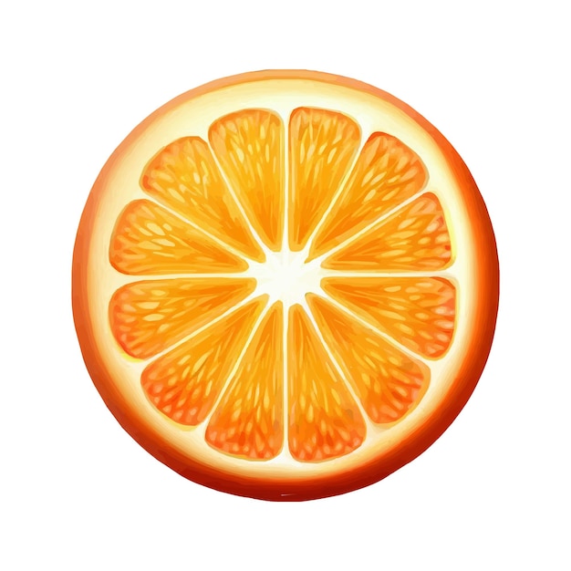 Orangefarbene Vektorillustration