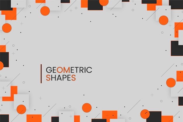 orangefarbener geometrischer Hintergrund