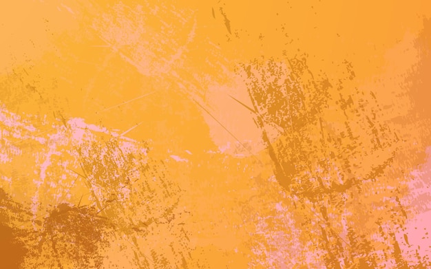 Vektor orangefarbener hintergrundvektor der abstrakten schmutzbeschaffenheit