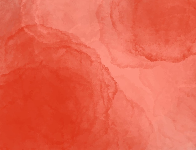 Orangeroter Aquarellhintergrund