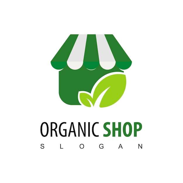 Organic store logo design inspiration