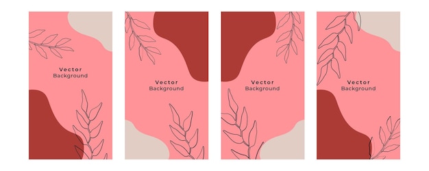 Organischer Hintergrund mit floralen und geometrischen Elementen. Für Social-Media-Beiträge, mobile Apps, Banner-Design und Web- oder Internet-Anzeigen. Böhmische Modehintergründe. Hintergrund im Boho-Stil