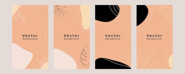 Organischer Hintergrund mit floralen und geometrischen Elementen. Für Social-Media-Beiträge, mobile Apps, Banner-Design und Web- oder Internet-Anzeigen. Böhmische Modehintergründe. Hintergrund im Boho-Stil