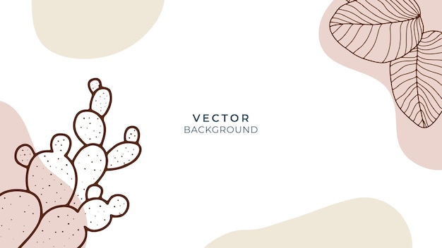 Organischer Hintergrund mit floralen und geometrischen Elementen. Für Social-Media-Beiträge, mobile Apps, Banner-Design und Web- oder Internet-Anzeigen. Böhmische Modehintergründe. Hintergrund im Boho-Stil
