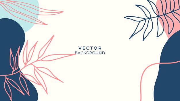Organischer Hintergrund mit floralen und geometrischen Elementen. Für Social-Media-Beiträge, mobile Apps, Banner-Design und Web- oder Internet-Anzeigen. Böhmische Modehintergründe. Hintergrund im Boho-Stil